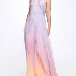Marchesa Notte Ombre Chiffon Gown