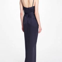 Marchesa Notte Sleeveless Sweetheart Neckline Gown