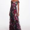 Marchesa Notte Tulle A-line Gown