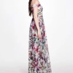 Marchesa Notte Tulle A-line Gown