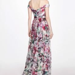 Marchesa Notte Tulle A-line Gown