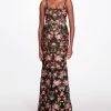Marchesa Notte Guipure Mermaid Gown