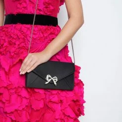Marchesa Notte Handbags Bow Clutch