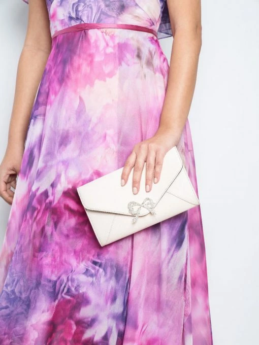 Marchesa Notte Handbags Bow Clutch