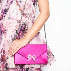 Marchesa Notte Handbags Bow Clutch