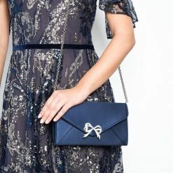 Marchesa Notte Handbags Bow Clutch