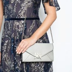 Marchesa Notte Handbags Bow Clutch